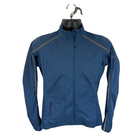 Rapha Le Mistral Cycling Windbreaker Jacket Navy Blue - Medium Lightweight Nylon - Picture 1 of 14